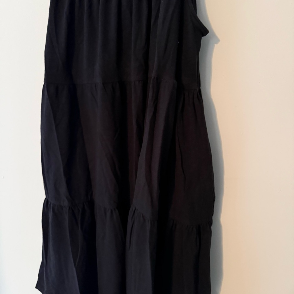 Tiered Knit Braided Trim Dress - Picture 2 of 6